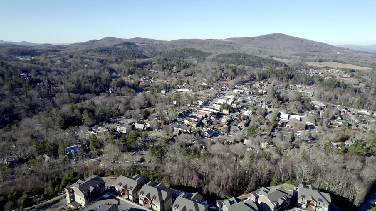 empuje aéreo alto en blowing rock nc, carolina del norte