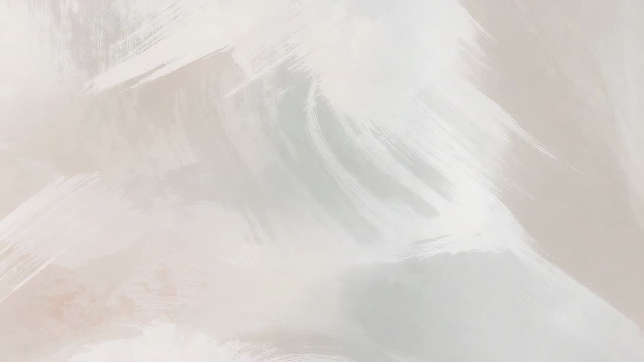 Abstrakter Hintergrund mit cremefarbenen Pinselstrichen, die den Rahmen ausfüllen und einen Aquarell-Effekt erzeugen