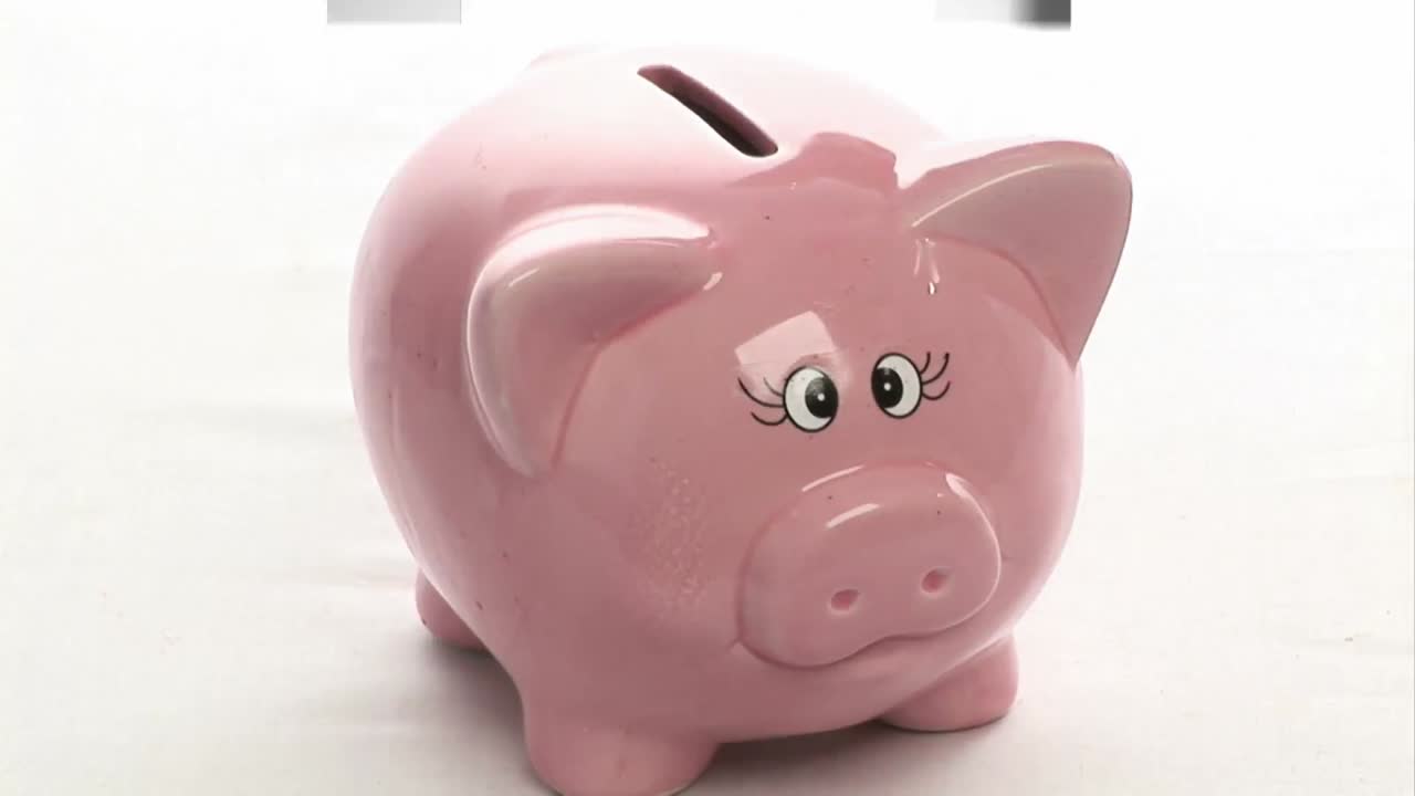 animación de los iconos de flecha sobre la alcancía