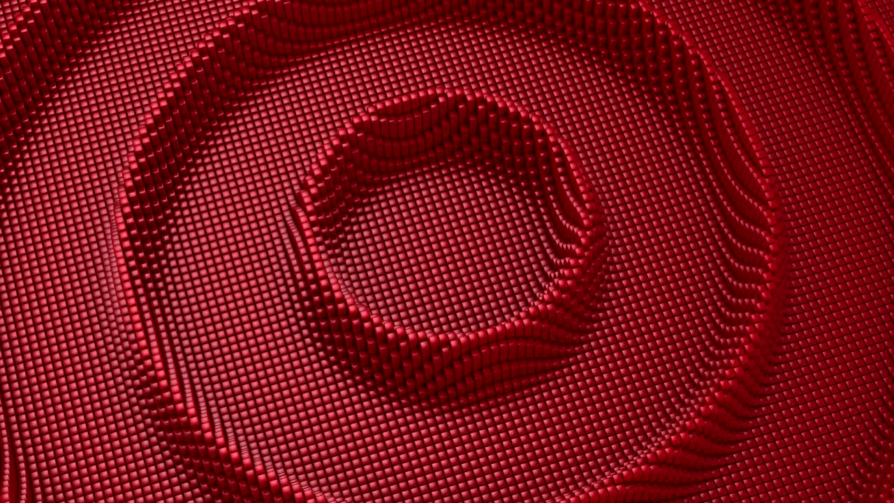 las cajas forman una onda