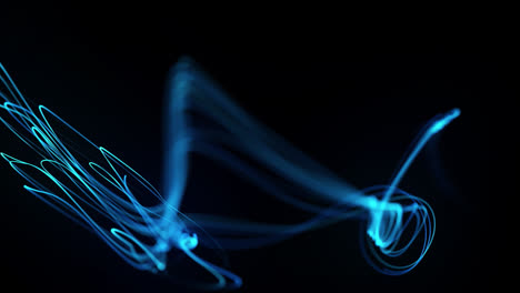 futuristic-optical-fiber-particle-lines-Flowing-or-moving-effect-abstract-loop-animation-on-black-background