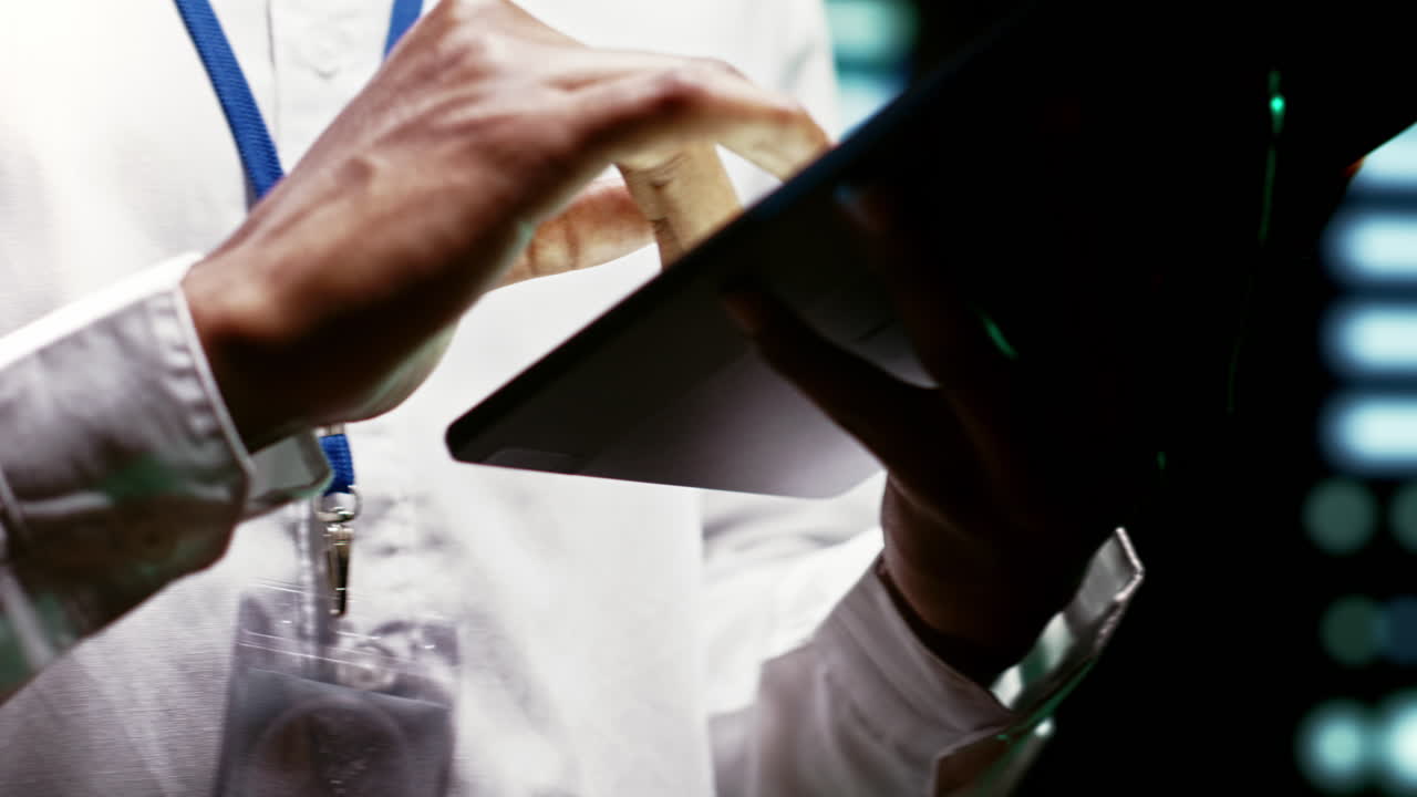 Mechanic looking for flaws in servers