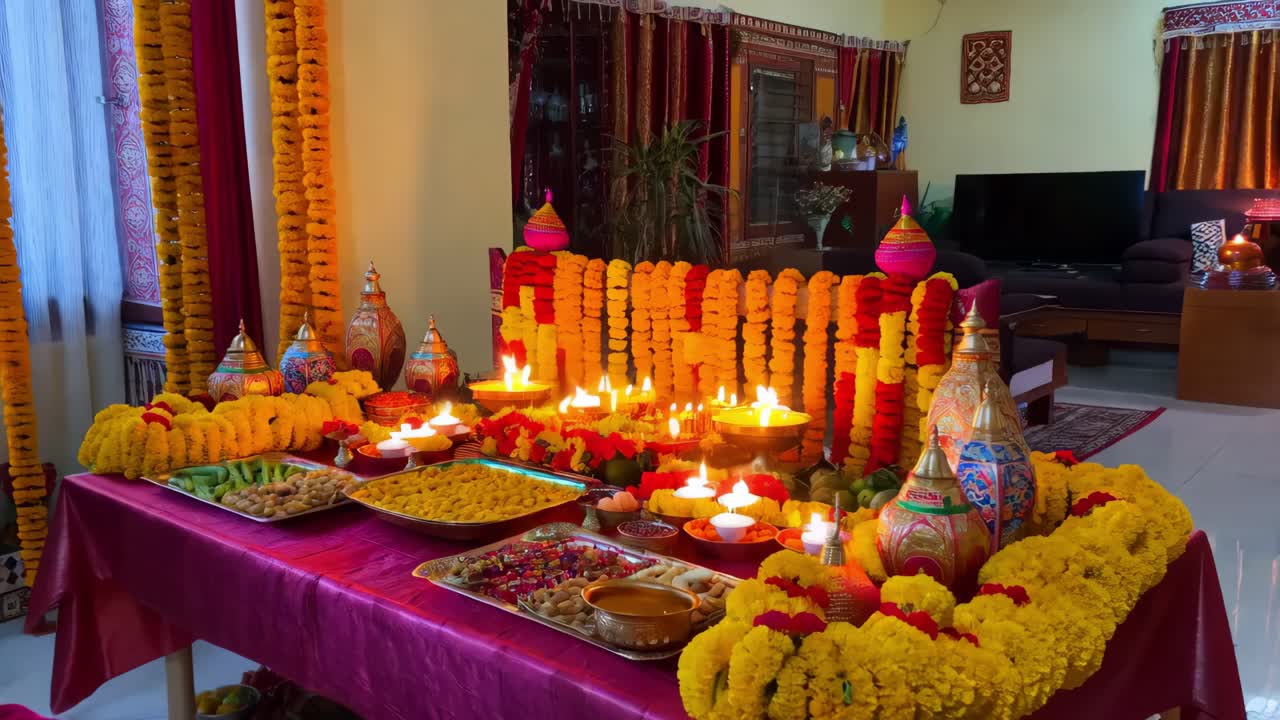 decoraciones de ceremonias religiosas indias
