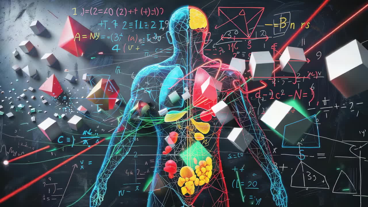 Human Body and Complex Scientific Data Representation