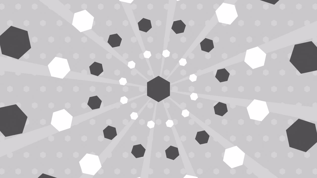 Abstract Geometric Pattern with Hexagons