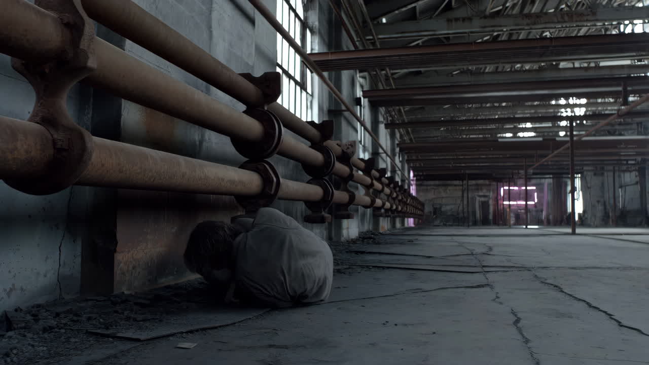 Abandoned Industrial Scene