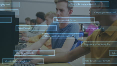 Animation-of-ai-text-and-data-over-diverse-students-using-computers