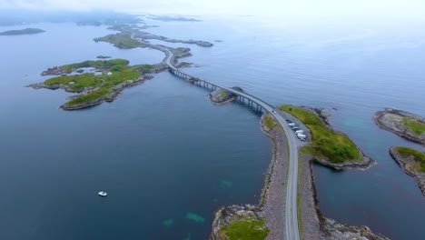 atlantic ocean road aerial photography.