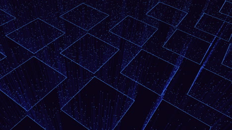 patrón de cuadrícula abstracto azul y negro