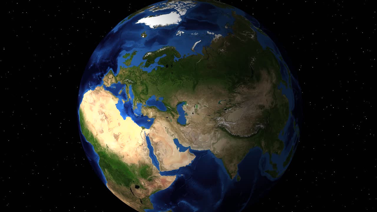 우주에서 스위스의 진보적 인 근접 시각