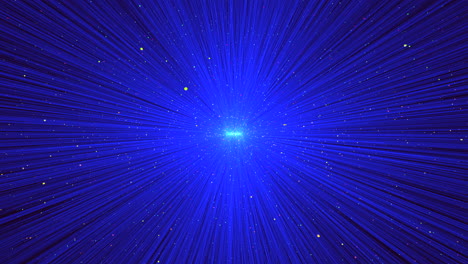 vibrant blue and white backdrop with a striking yellow star at the core, emitting luminous light beams in every direction, creating a captivating and radiant visual composition