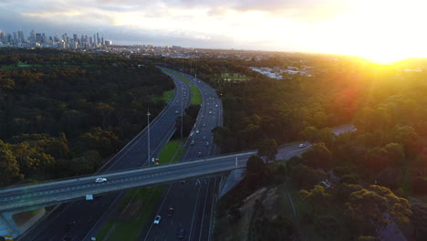 capturing golden hour over city