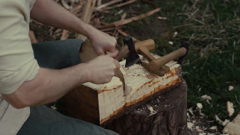 Woodcarving in Progress