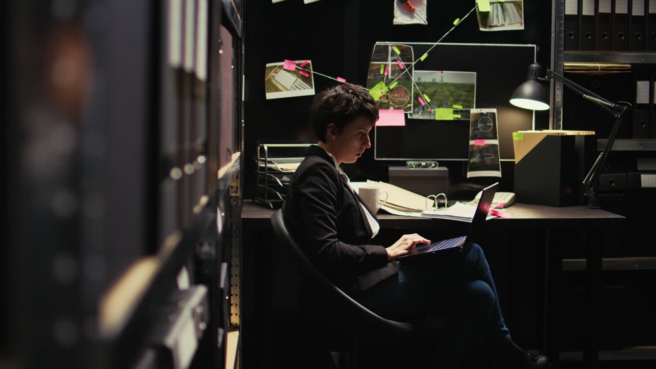 A person in an office at their desk working