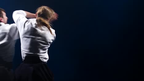 demostración de aikido