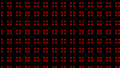 patrón de video gráfico 2d que se mueve hacia la parte inferior derecha con zoom, compuesto de diseños y formas con texturas multicolores.