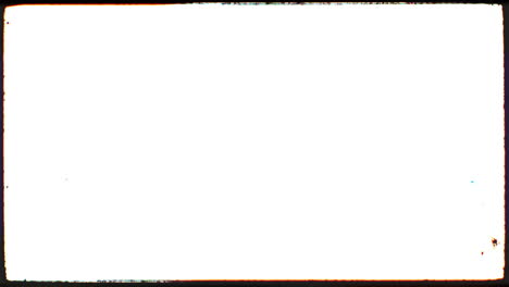 real 35mm film frame overlay - glitch