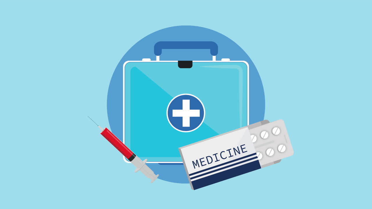 медицинские принадлежности и аптечка первой помощи