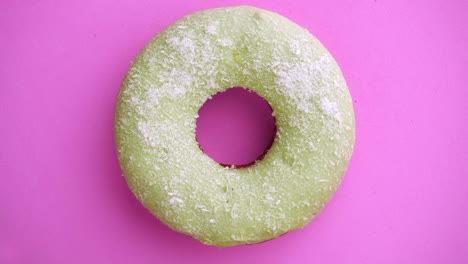 doughnut glazed close-up.