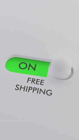 switching on the free shipping switch vertical video