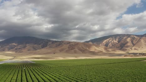 Agriculture-farm-aerial-view-storm-clouds