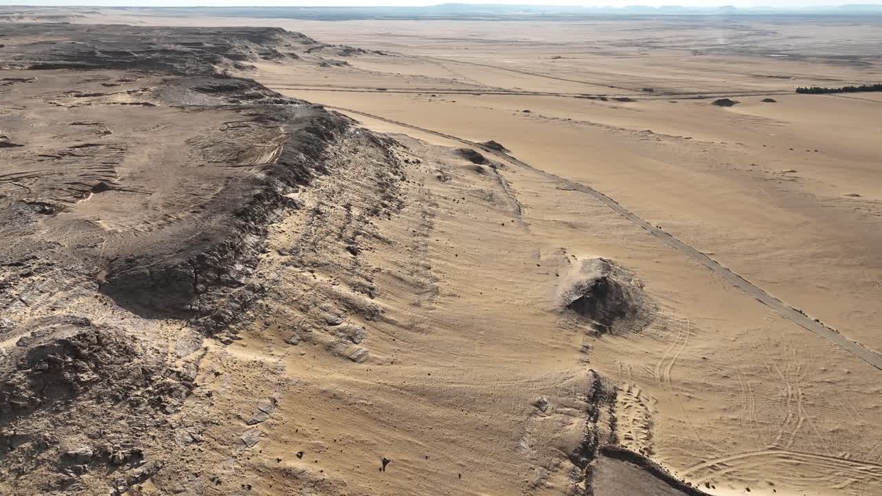 Panoramic view in the desert