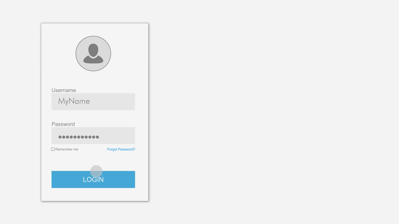 concepto de inicio de sesión