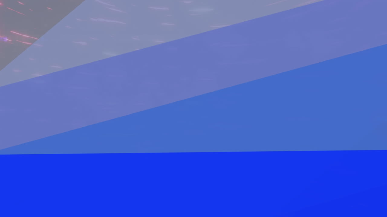 빛의 흔적 위에 파란색 줄무 ⁇ 의 애니메이션