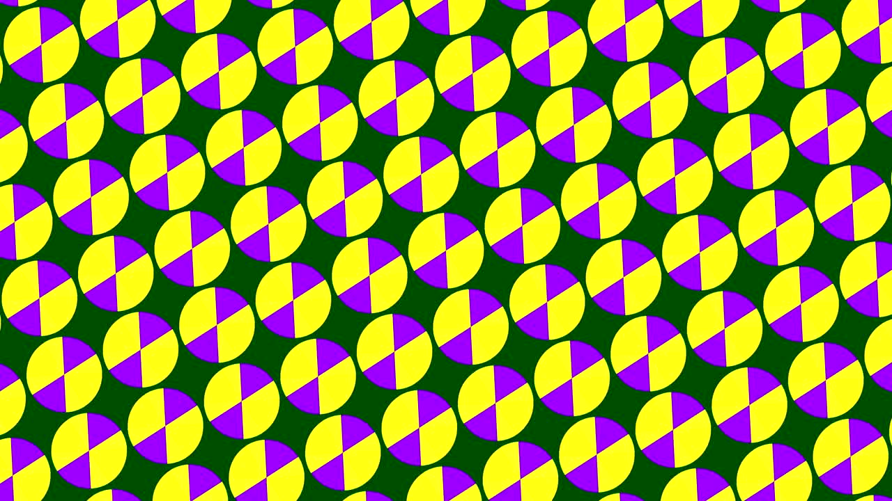 patrón gráfico que cambia de color a medida que gira hacia la izquierda