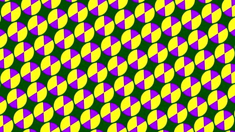 patrón gráfico que cambia de color a medida que gira hacia la izquierda