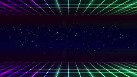 retro futurista abstracto de alta tecnología de fondo de movimiento