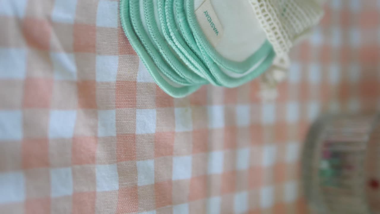 Reusable Makeup Remover Pads in Mesh Bag