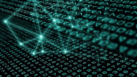 big data abstract motion concept, cybersecurity