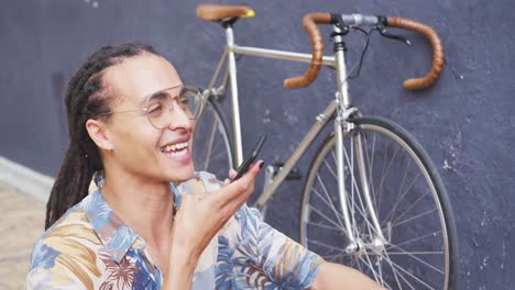 Mixed-race-man-talking-on-the-phone