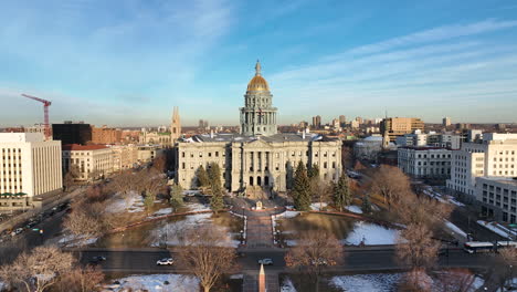 iconic colorado state capitol building, denver, colorado