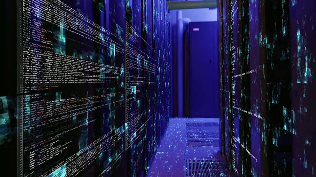 visualización del código del centro de datos