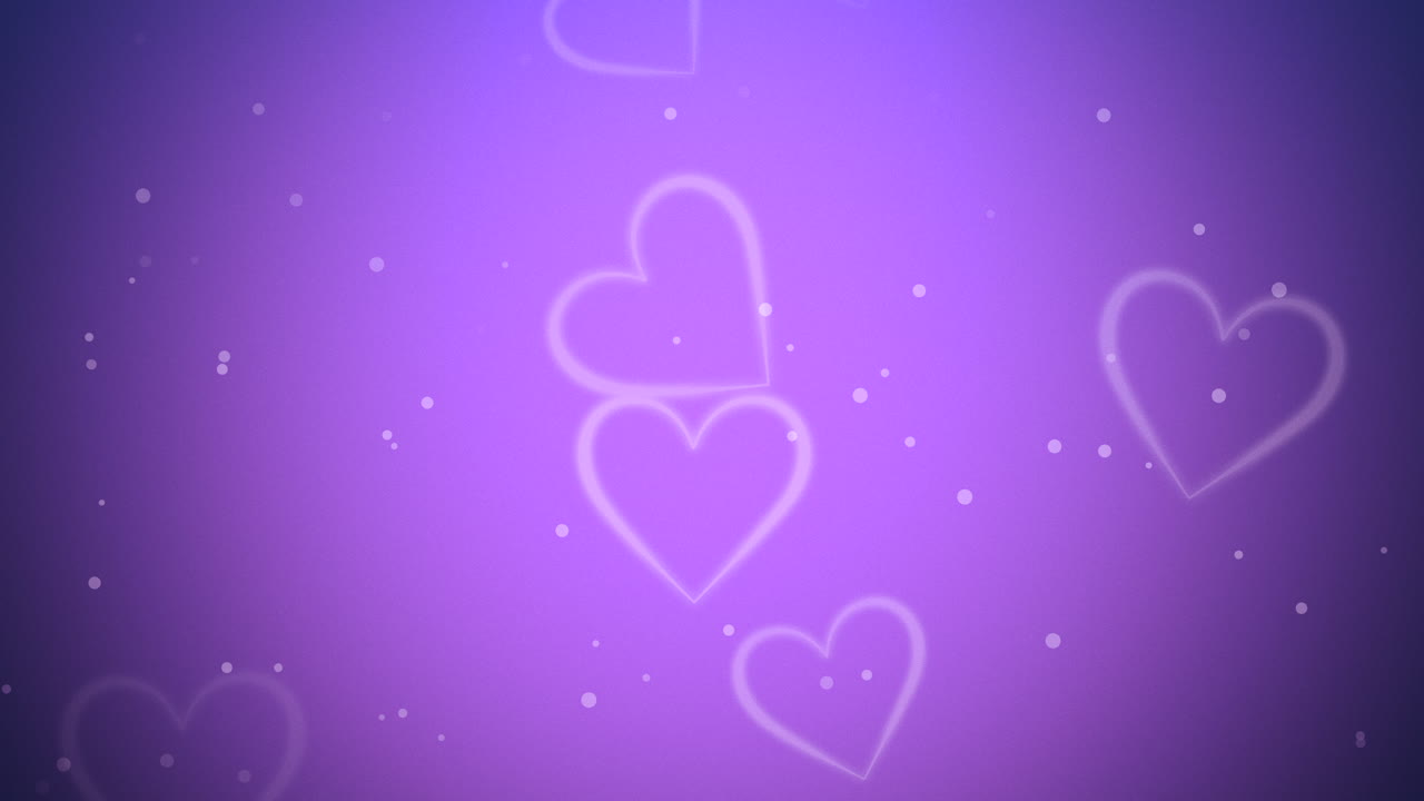 día de san valentín fondo brillante animación corazón romántico 7