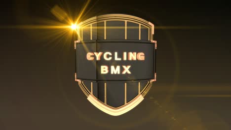 el ciclismo bmx - naranja