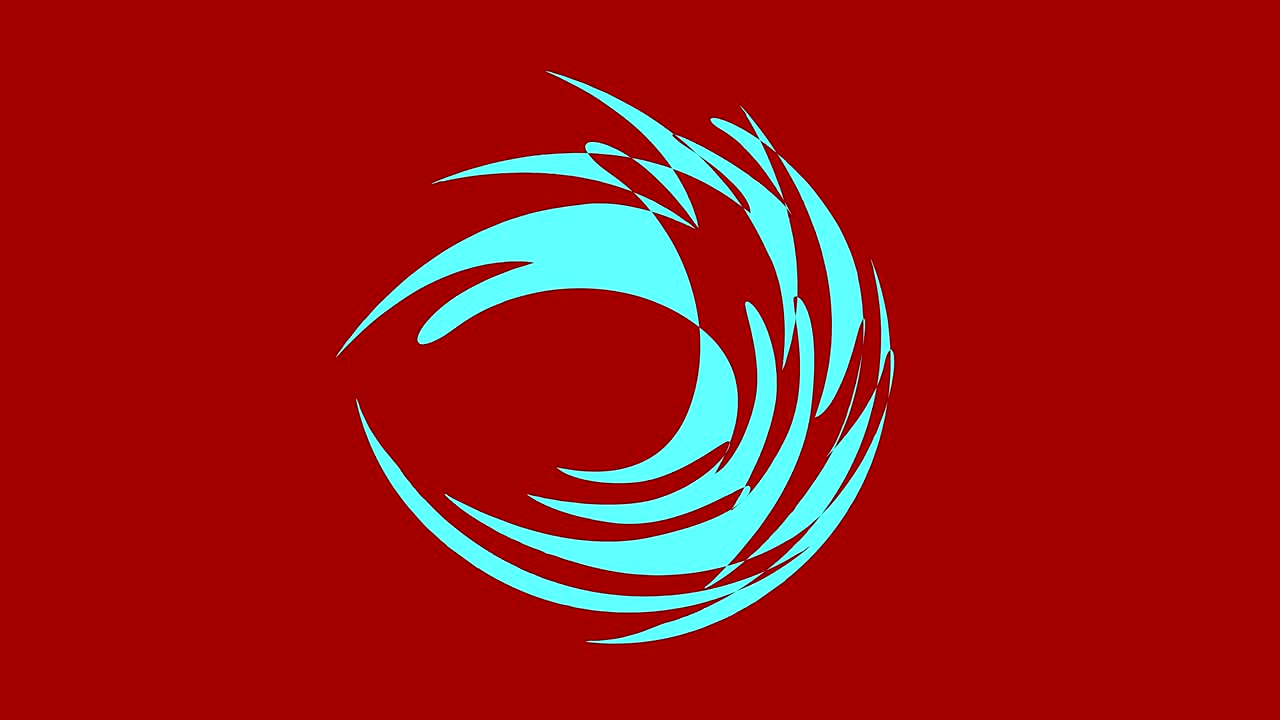 4K video model stroboscopic and hypnotic effect, in 16: 9 video format.