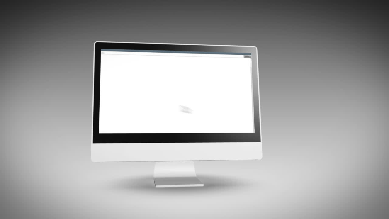 vídeo de una computadora