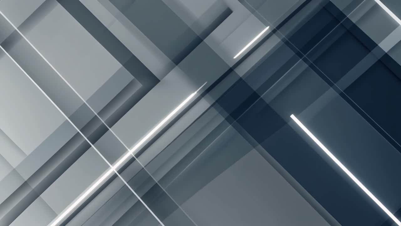 Dynamic Abstract Geometric Background with Moving Lines and Shapes