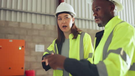 Trabajo-En-Equipo,-Industria-Y-Trabajadores-De-La-Construcción.