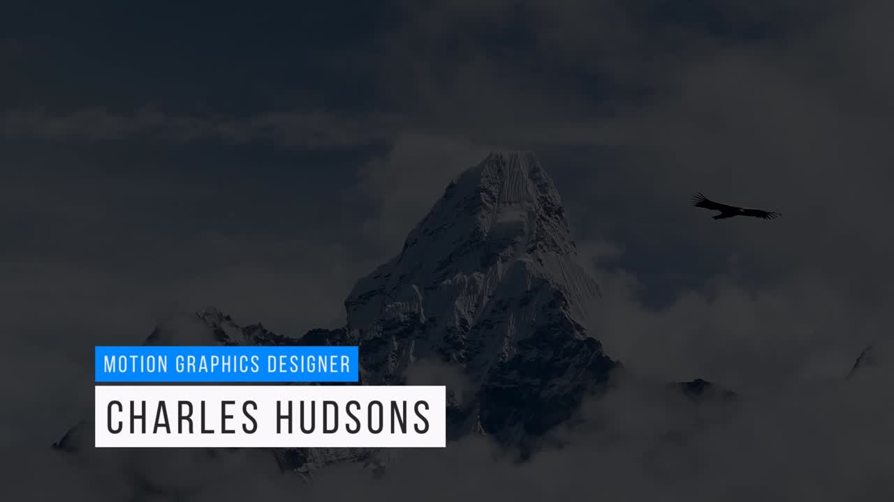 Mountain Landscape with Titles