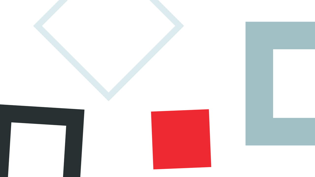 Abstract Colorful Fancy Squars Geometry Loop Background 4K