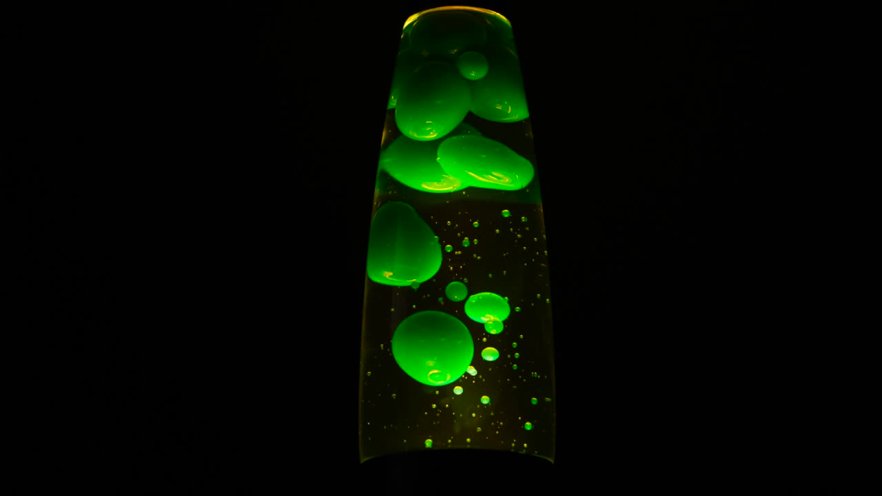 녹색 용암 램프