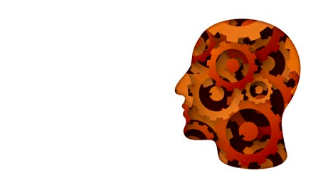 concepto creativo de la cabeza humana de crear nuevas ideas