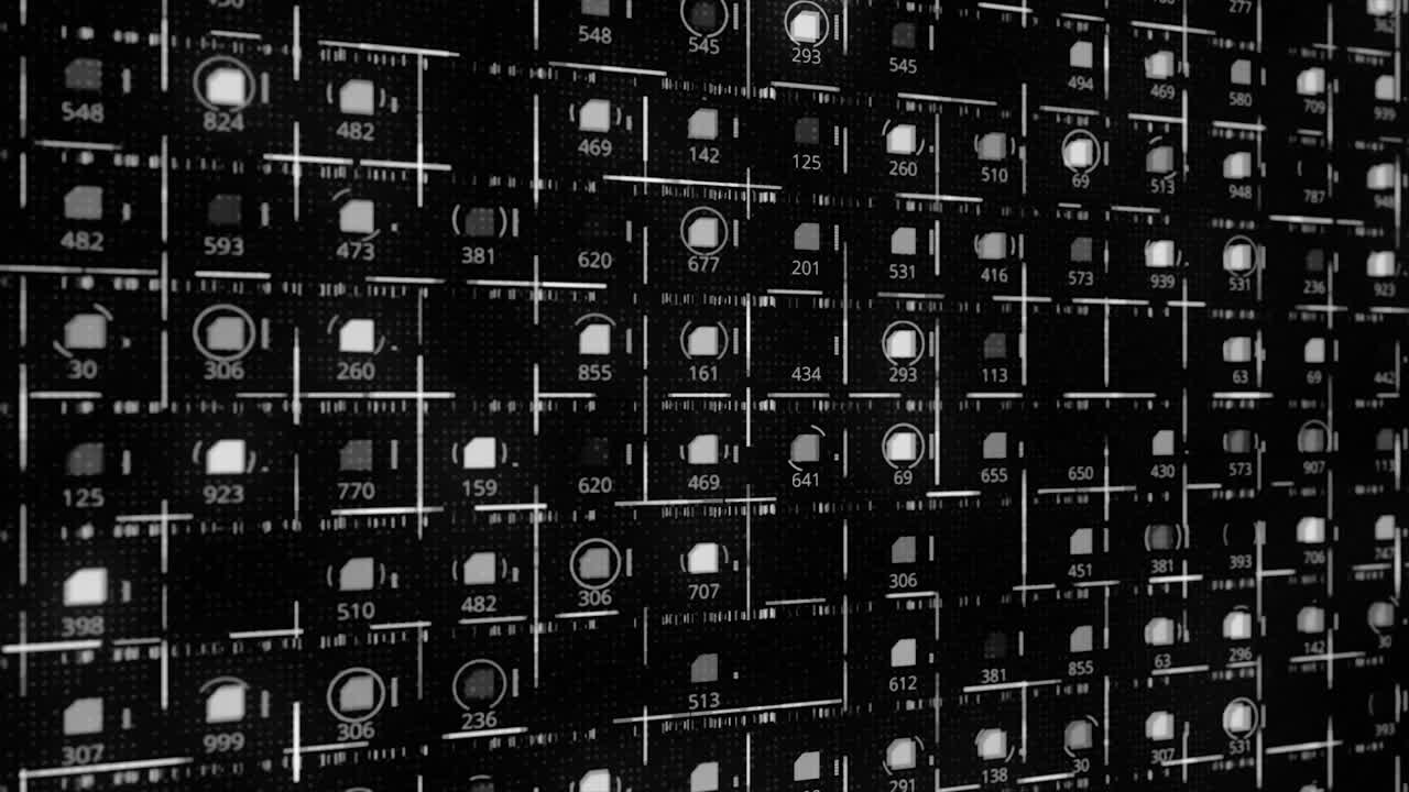 patrón de cuadrícula digital abstracto