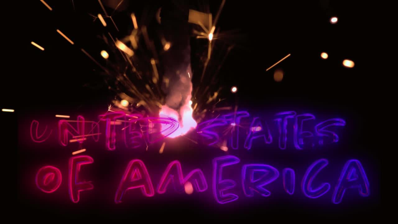 estados unidos de américa texto para el 4 de julio.