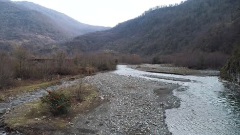 mountain river valley scenery