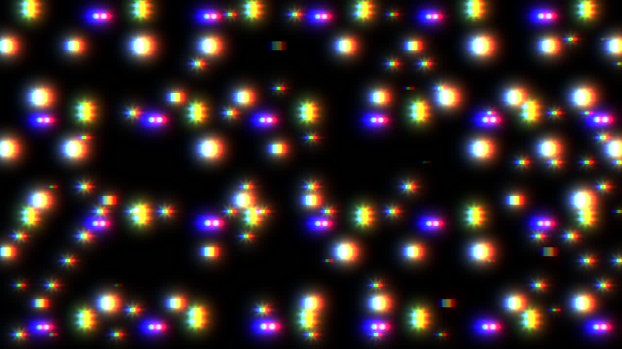 Vibrant dots artfully arranged in a pattern against a black backdrop, forming a visually striking and harmonious composition